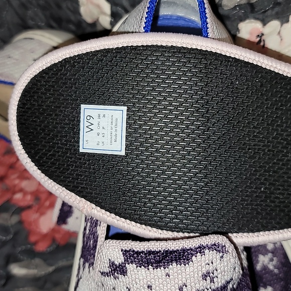 Rothy's Retired HTF Limited Edition Shibori Sneaker Ocean/Iris NEW Women's Sz 9 - Picture 5 of 9